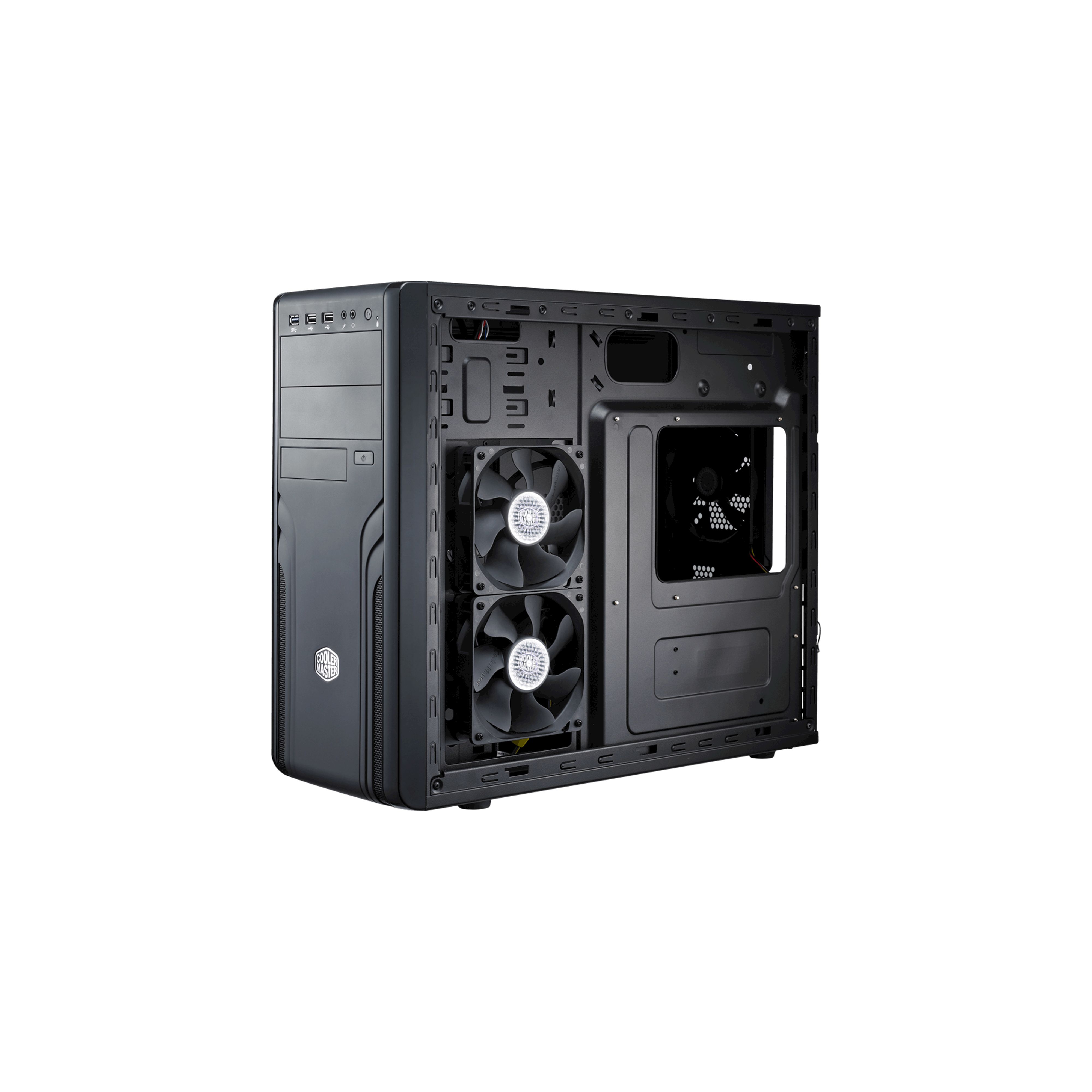 COOLMASTER FOR-500-KKN1 Cooler Master computer case CM Force 500 black ( without PSU )