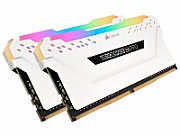 Memorie Corsair Vengeance RGB PRO White 16 GB DDR4 3000 MHz CL15, kit 2 x 8 GB, XMP 2.0