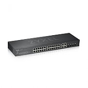 Switch Zyxel GS1920-24V2-EU0101F, 24 porturi 10/100/1000 Mbps