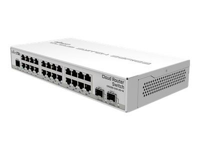 Switch Mikrotik CRS326-24G-2S+IN, 24 porturi 10/100/1000 Mbps