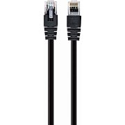 Cablu retea Spacer  RJ45 Cat 5e, 25 cm, negru, AWG26