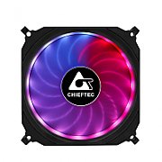 Ventilator Chieftec CF-3012-RGB ,120 x 120 x 25 mm ,1200 RPM ,Negru ,RGB