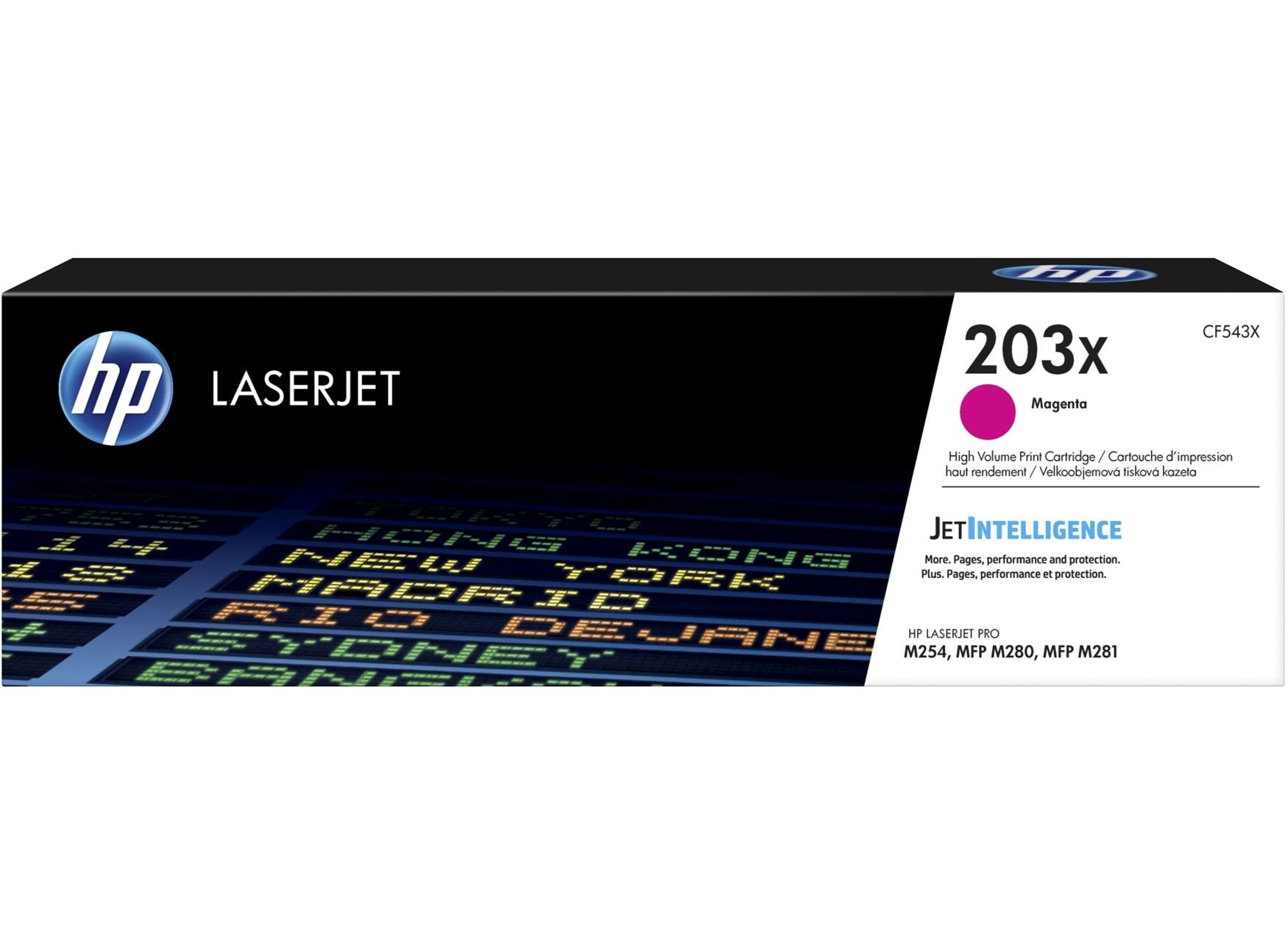 Cartus toner HP CF543X ,Magenta ,2500 pagini ,Original (203x)