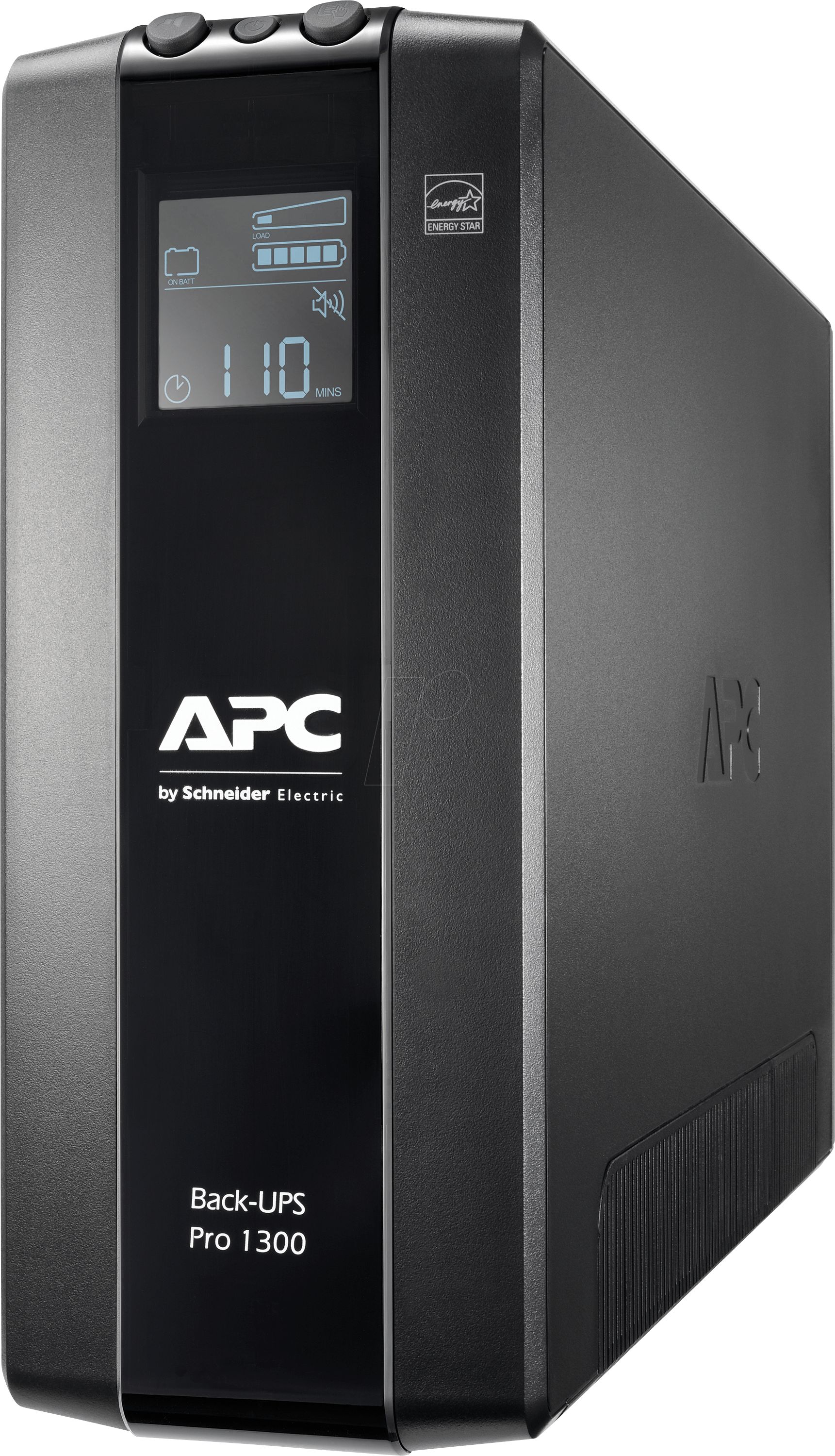 UPS APC BR1300MI, 1300 VA, 780 W, line-interactive, 8x C13, 1x C14, 1x RJ45, 1x USB, 24V 6Ah Baterie cu plăci de plumb şi acid, LCD, Tower, Negru