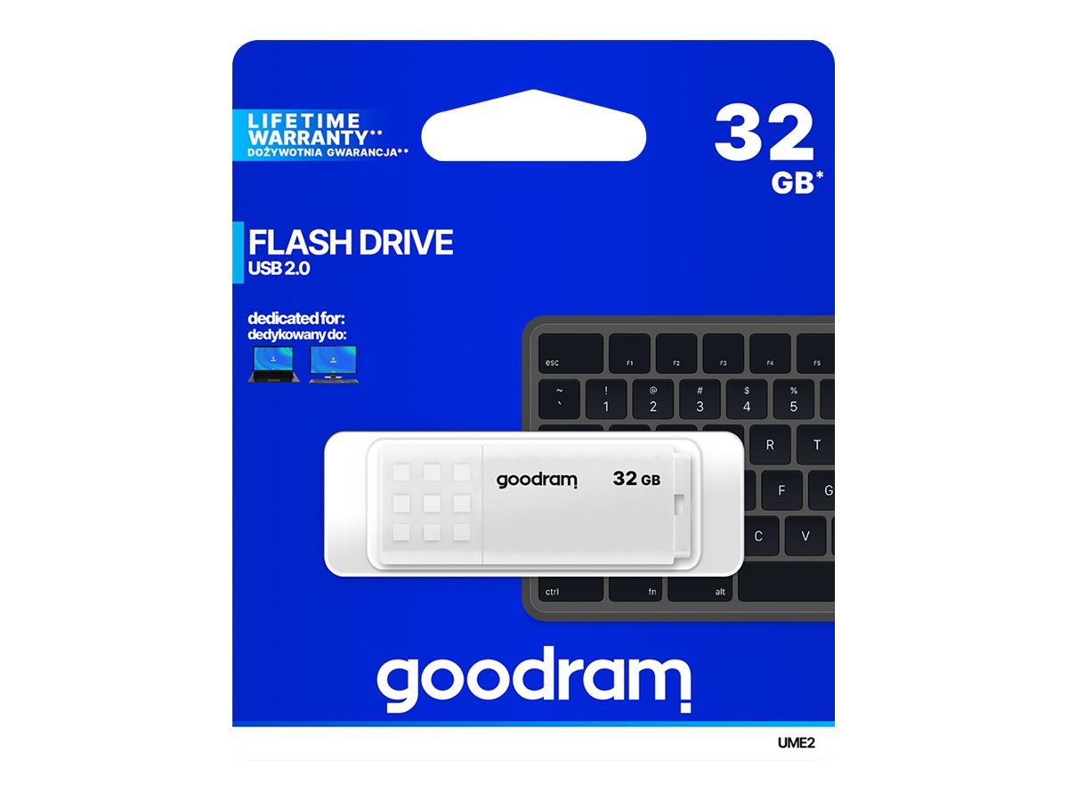 GOODRAM UME2-0320W0R11 GOODRAM memory USB UME2 32GB USB 2.0 White