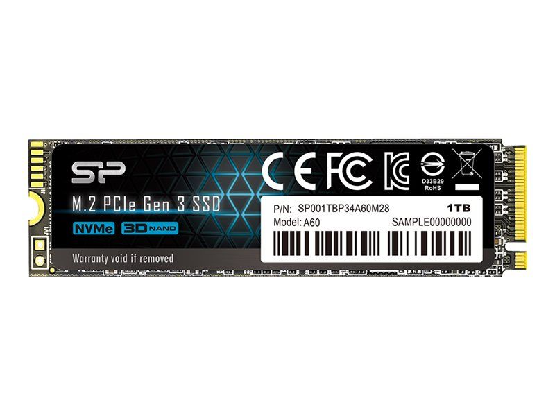 SSD Silicon Power P34A60 1 TB PCIe 3.0 x4 M.2 2280