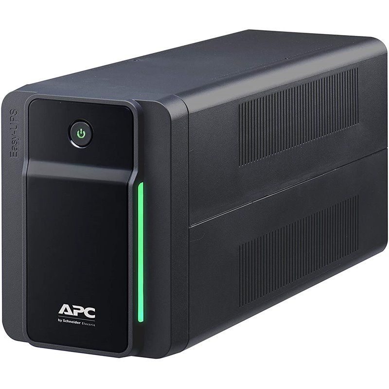 UPS APC BVX700LI-GR, 700 VA, 360 W, fara management, line-interactive, 2x Schuko, 12V 7Ah Sealed Lead-acid, Tower, Negru