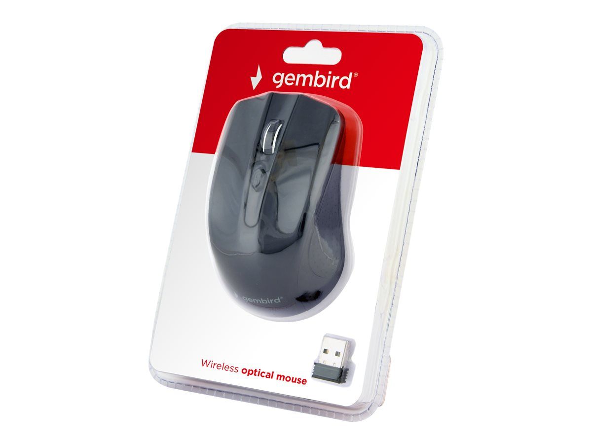 GEMBIRD MUSW-4B-04 Wireless optical mouse MUSW-4B-04 1600 DPI nano USB black