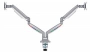 SUPORT de birou KENSINGTON, pt 2 TV/monitor plat, curbat, diag. max 32 inch, rotatie, inclinare, pivotare, orizontala, verticala, totala, max 9 Kg,  K55471EU