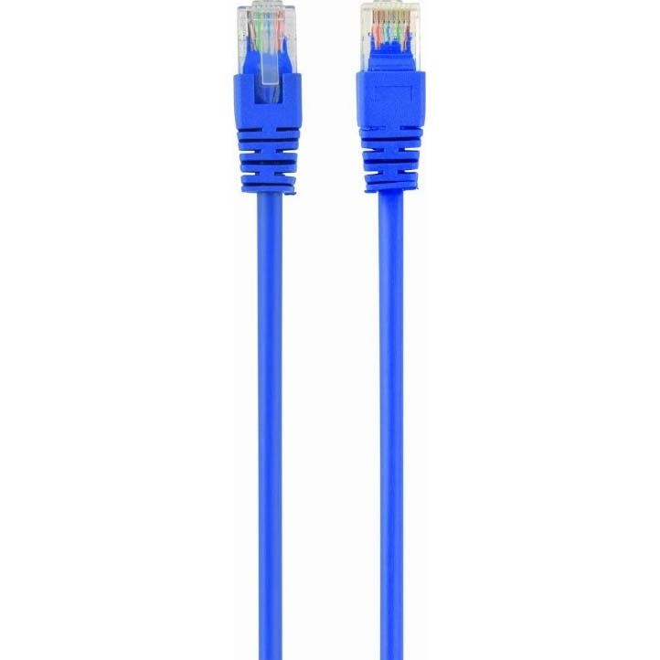 Patch cord Spacer  RJ45, 25 cm, albastru