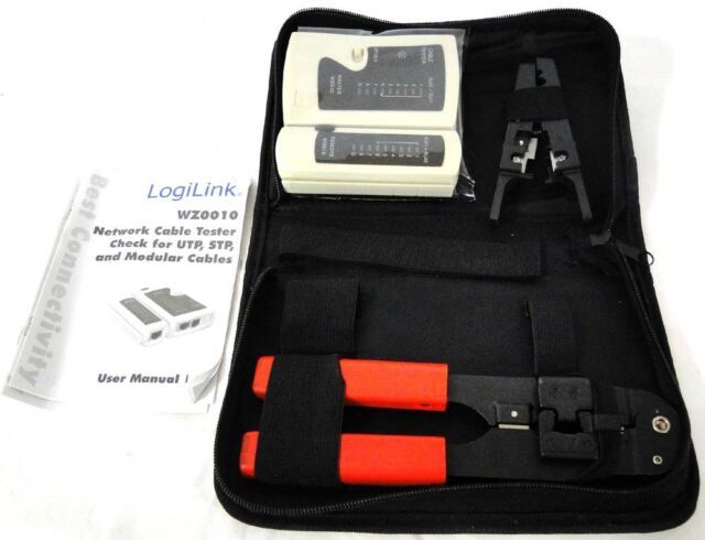 TESTER CABLU RETEA LOGILINK, pt. cablu UTP, FTP, conector RJ45, RJ11, RJ12,  WZ0010