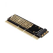 Adaptor NVME PCEM2-1U, PCI-E 3.0 16x - M.2 SSD NVMe, SSD pana la 80 mm, low profile 1U
