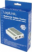 TESTER CABLU RETEA LOGILINK pt. cablu UTP, FTP si coaxial,  WZ0011