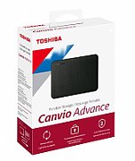 TOSHIBA Canvio Advance 4TB 2.5inch External Hard Drive USB 3.2 Gen1 Black