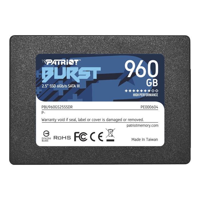 SSD PATRIOT Burst Elite 960 GB SATA3 2.5 inch