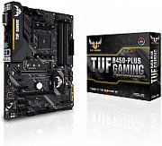 ASUS TUF GAMING B450-PLUS II AM4 B450 4xDIMM DDR4Up to 128GB M.2 4xSATA 6Gb/s6xUSB 2.0 8xUSB 3.2