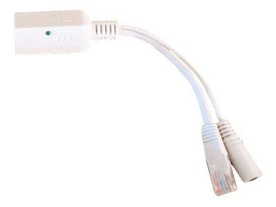 MIKROTIK RBGPOE Gigabit PoE adapter with shielded connectors supports 9-48V PoE