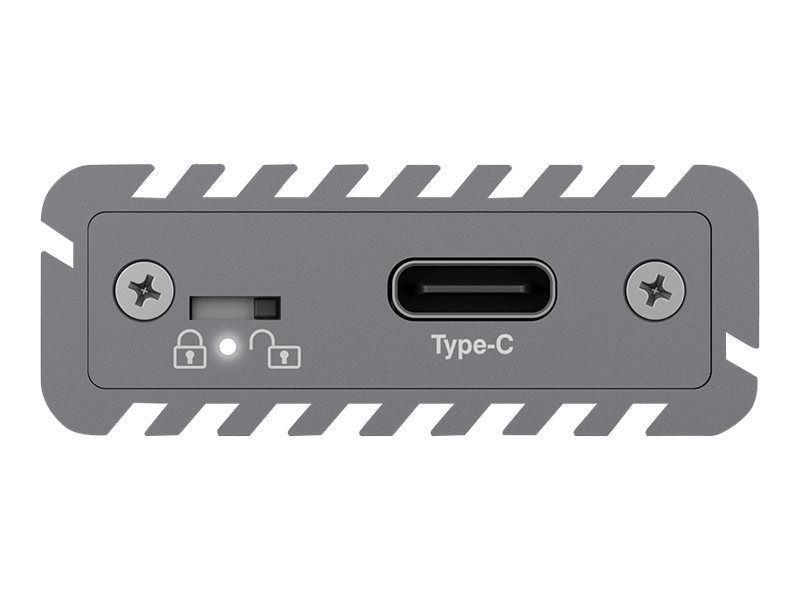 ICYBOX IB-1817M-C31 IcyBox External enclosure for M.2 NVMe SSD, USB 3.1 Type-C, Grey