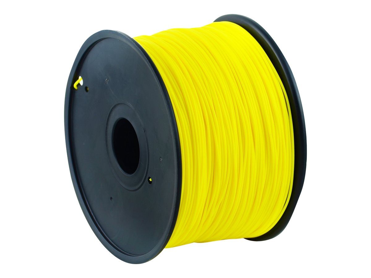 FILAMENT GEMBIRD pt. imprimanta 3d, PLA, 1.75mm diamentru, 1Kg / bobina, aprox. 330m, topire 190-220 grC, yellow,  3DP-PLA1.75-01-Y