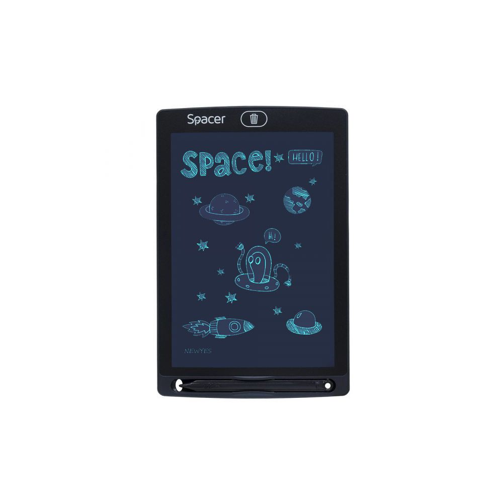 TABLETA LED SPACER pentru scris si desenat, interactiva, e-learning, 8.5 display, black, baterie CR1220  SPTB-LED    (include TV 0.75 lei)