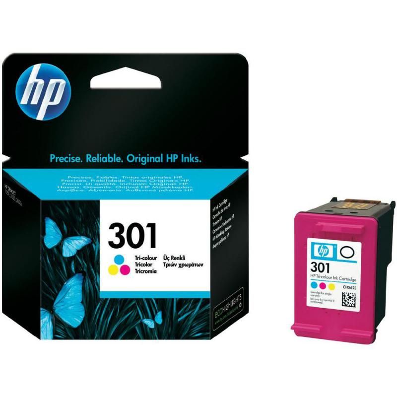 Cartus cerneala HP CH562EE ,Color ,3 ml ,Original (301)