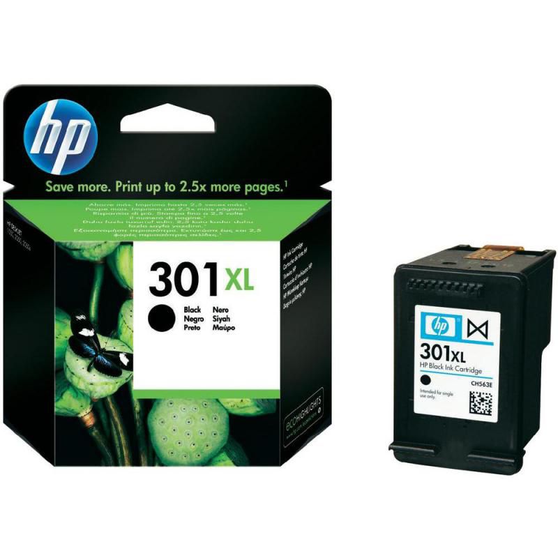 Cartus cerneala HP CH563EE ,Negru ,8 ml ,Original (301xl)