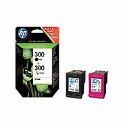 Cartus cerneala HP CN637EE ,Black/tri-color ,1X200pagini/ 3x150pagini ,Original (300CMY)