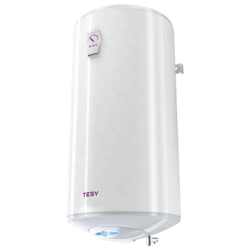 Boiler electric Tesy BiLight GCV804420B11TSR, putere 2000 W, capacitate 80 L, presiune 0.8 Mpa, izolatie 18 mm, instalare verticala, control mecanic, clasa energetica C, protectie sticla ceramica, timp incalzire 2h 20min, termostat reglabil, protectie anti-inghet, culoare alb