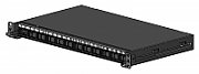 Patch panel Nexans N439.4SNB, 19-inch, 1U, 24 prize Snap-in fibra, negru