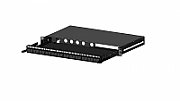 Patch panel Nexans N439.4SNB, 19-inch, 1U, 24 prize Snap-in fibra, negru
