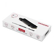 Cooler Pasiv CLR-M2L6, Pentru M.2 SSD, Suport SSD 80 mm, Aluminiu, paduri termice silicon incluse, inaltime 6mm