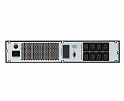 UPS AlanTec FGCEDP1202RTIEC, 1200 VA, 1000 W, on-line, 8x C13, 1x C14, 1x USB, Sealed Lead-acid maintenance-free, LCD, Tower/Rack 2U, Negru