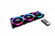 Ventilator Floston ,120 x 120 x 25 mm ,1200-1725 RPM ,Negru ,RGB