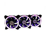Ventilator Floston ,120 x 120 x 25 mm ,1200-1725 RPM ,Negru ,RGB