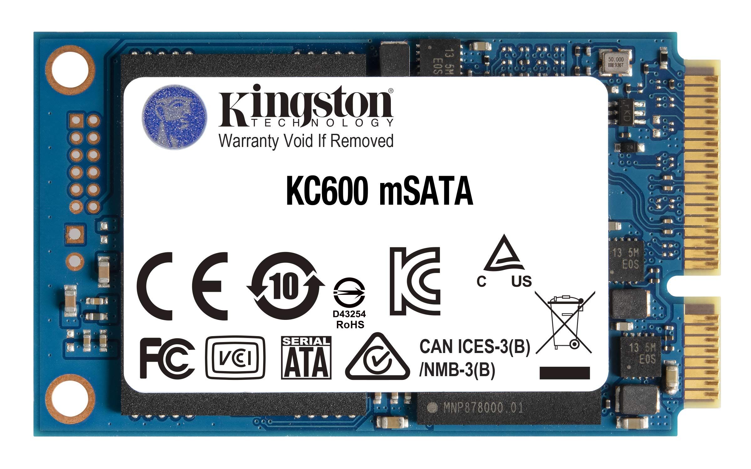 SSD Kingston KC600 1 TB SATA3 mSATA