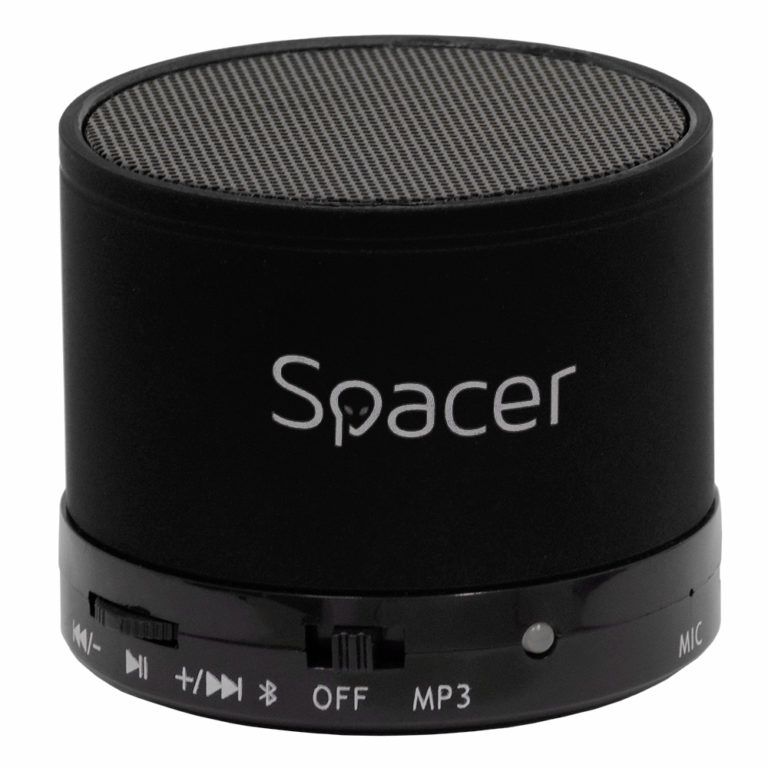 BOXA SPACER portabila bluetooth TOPPER, RMS:  3W, control volum, acumulator 520mAh, timp de functionare pana la 5 ore, distanta de functionare pana la 10m, incarcare USB, BLACK,  SPB-TOPPER-BLK   (include TV 0.15 lei)