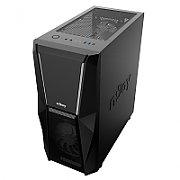 Carcasa nJoy CSMD-E000UFO-BL01B, Middle Tower, ATX, sursa Fara, Negru