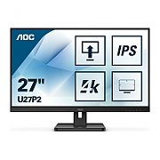 Monitor 27 inch WLED AOC U27P2 3840 x 2160 pixeli, 60 Hz, 4 ms, Negru
