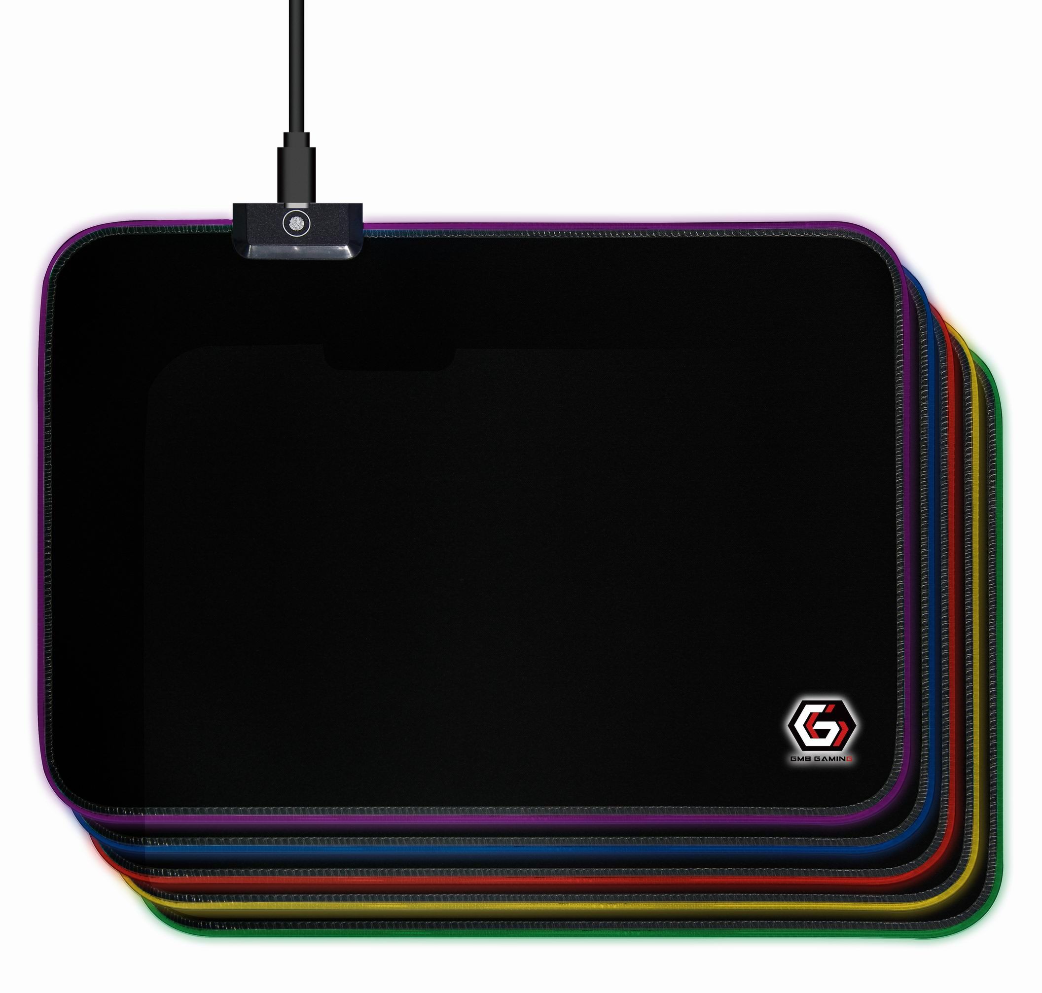 GEMBIRD MP-GAMELED-M Gaming mouse pad with LED light effect M-size 250x350mm