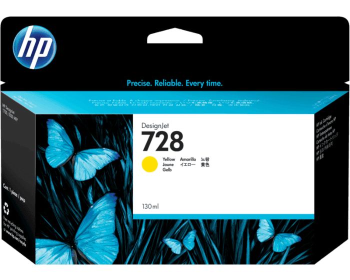 Cartus cerneala HP F9J65A ,Galben ,130 ml ,Original (728Y)