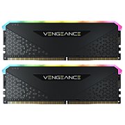 Memorie Corsair Vengeance RS 16 GB DDR4 3200 MHz CL16, kit 2 x 8 GB, XMP 2.0, Negru, RGB