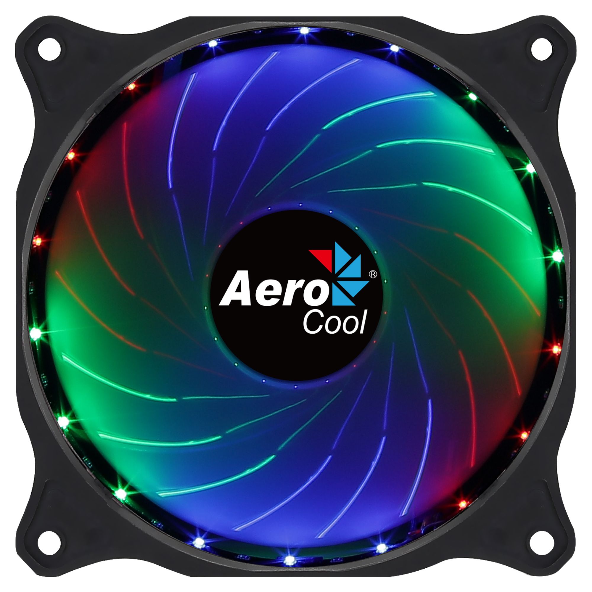 Ventilator Aerocool AEROPGSCOSMO-12FRGB ,120 x 120 x 25 mm ,1000 RPM ,Negru + Alb