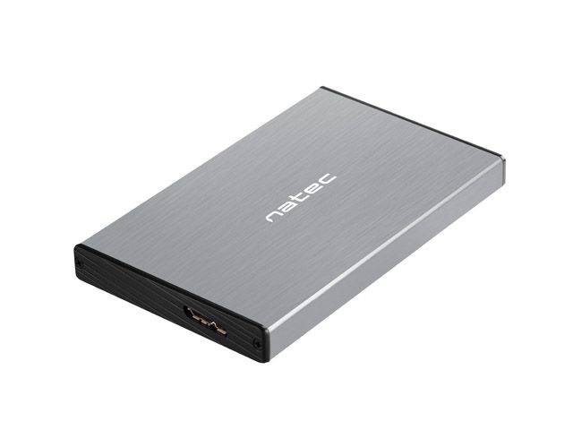 NATEC HDD ENCLOSURE RHINO GO (USB 3.0, 2.5 , GREY)
