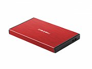 NATEC HDD ENCLOSURE RHINO GO (USB 3.0, 2.5 , RED)