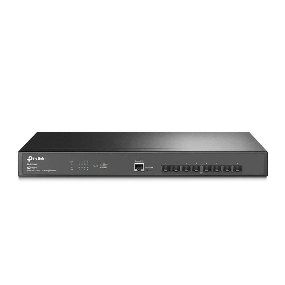Switch TP-Link TL-SX3008F, 1 porturi 10/100/1000 Mbps