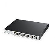Switch Zyxel GS1900-24EP-EU0101F, 24 porturi 10 / 100 / 1000 MBs