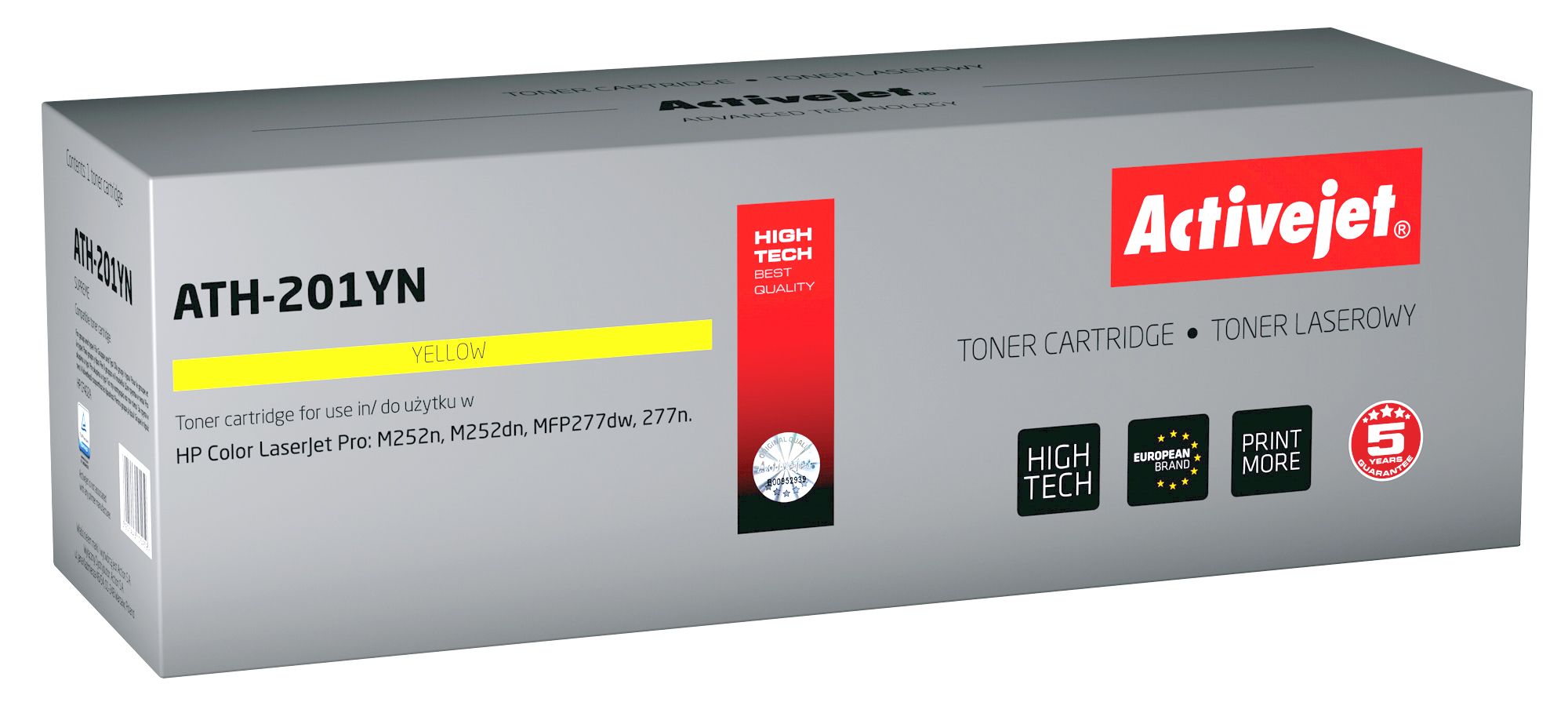 Cartus cerneala Activejet ATH-201YN ,Galben ,1400 pagini (compatibil cu HP ATH-201YN)