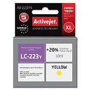 Cartus cerneala Activejet AB-223YN ,Galben ,10 ml (compatibil cu Brother AB-223YN)