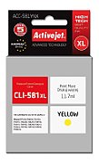 Cartus cerneala Activejet ACC-581YNX ,Galben ,11.70 ml (compatibil cu Canon ACC-581YNX)