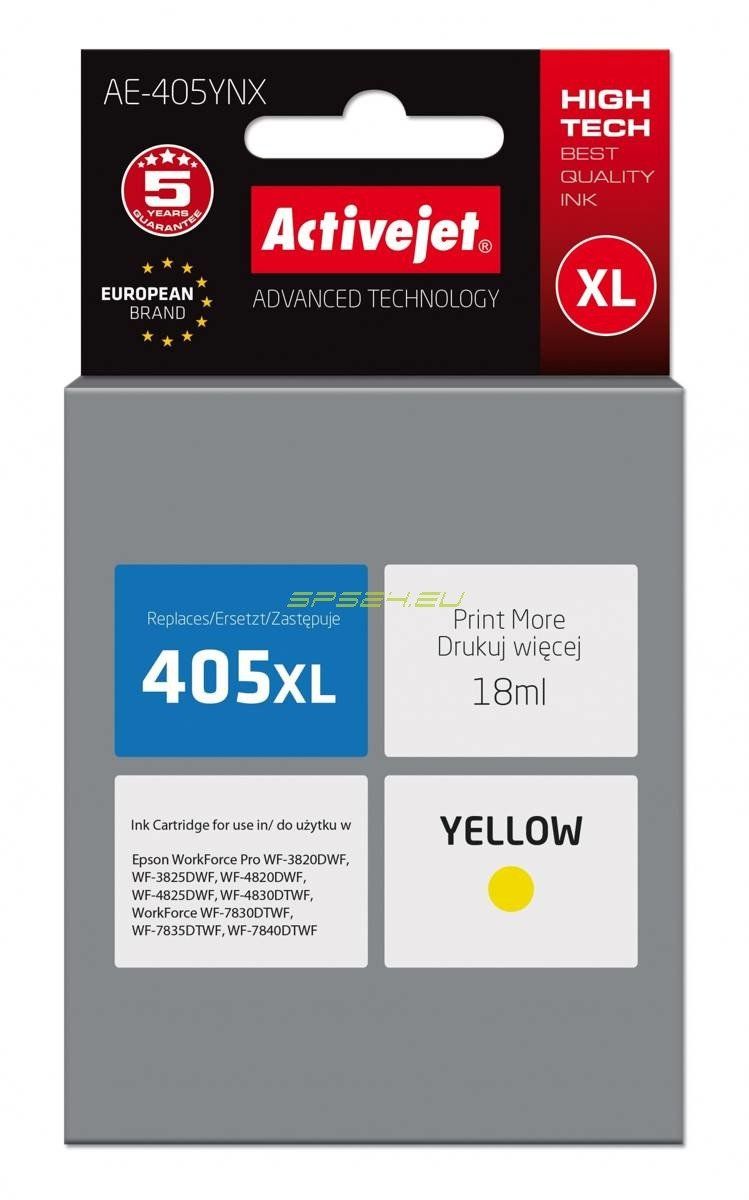 Cartus cerneala Activejet AE-405YNX ,Galben ,18 ml (compatibil cu Epson 405XL)